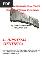 Hipotesis Cientifica.