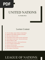 United Nations: By: Ibrahim Mirza