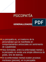 PSICOPATÍA