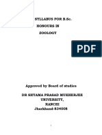 BSC Zoology Syllabus