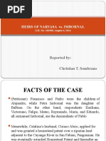 Heirs of Narvasa Vs Imbornal