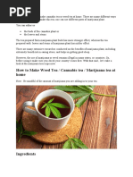 Learn The Best Way To Make Cannabis