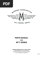 Parts Manual Mt17 Series: Marmon-Herrington All-Wheel Drive