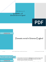 Lecture - 6: History of Architecture-V (Domestic Revival in England)