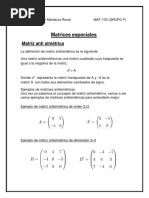 Matrices Especiales