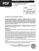 Agenda 15 - Transaction Limits in CBS System For Different Types of Transactions