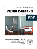 Buku Pedoman Praktikum Fisika Dasar II