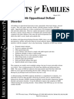 Oppositional Defiant Disorder