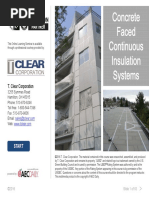 EC (135FC2019-1h) - 190904 - AEC + Clear - Concrete Faced Continuous Insulation Systems