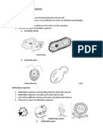 Unicellular and Multicellular Organisms