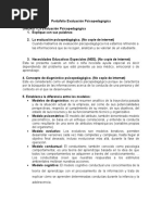 Portafolio Evaluación Psicopedagógica