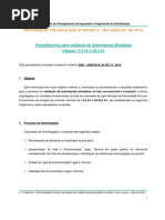 Procedimentos para Validação de Subestações Blindadas Classes 15kV e 36,2k