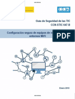 CCN-STIC-647B Configuracion Equipos Red Aruba para Entornos WiFi