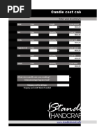 Candle Cost Calculator Update