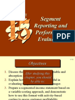 Segment Reporting and Performance Evaluation