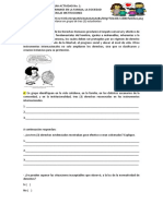 Los Derechos Humanos en La Familia, La Sociedad y en Las Instituciones