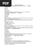 Passive Voice (S+V3) : 6. "Why Can't I Find The File On The Annual Report in The Computer?"