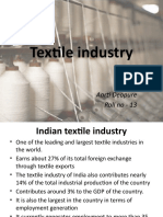 Textile Industry: Aarti Deopure Roll No - 13