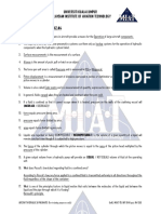 (Hydraulic & Pneumatic) Quiz #4