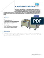 Primary Current Injection Kit: MOT-PIK: Features