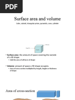 Surface Area and Volume