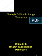 Slide - Teologia Biblica Do Antigo Testamento