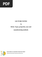 Brick Lecture Notes