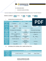 Plan Formativo de Practicas - Diagnostico