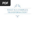 What Is A Complex Transformation?