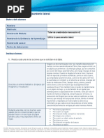 Formato: Utiliza Tu Pensamiento Lateral Datos Del Alumno