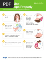 How To Use Nose Drops Properly: (Having Someone Else Give You The Nose Drops May Make This Procedure Easier.)