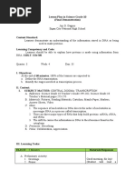 Lesson Plan in Science Grade 10 (Final Demonstration) : C. Ideas