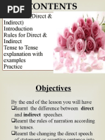 Narrations (Direct & Indirect) Rules For Direct & Indirect Tense To Tense Explanation With Examples Practice