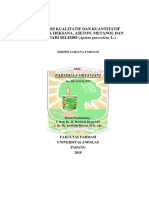 Analisis Kualitatif Dan Kuantitatif Ekstrak Heksana Aseton Metanol Dan Air Dari Daun Seledri