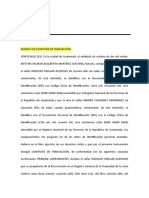 Escritura Publica de Transaccion