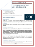 Analisis Ley Contra La Narcoactividad