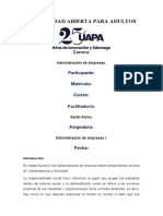 Tarea 4 de Administracion de Empresa I