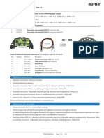 Assembly Instructions: Electronic Position Transmitter EWG 01.1 Removal and Fi Tting