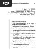 Control y Contabilización de Los Costos Indirectos Fabricacion