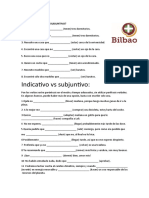 Indicativo o Subjuntivo