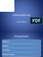 Sejarah Surveilans Gizi