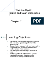 The Revenue Cycle: Sales and Cash Collections