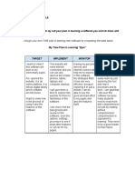 My Time Plan This Activity Aims To Lay Out Your Plan in Learning A Software You Wish To Know and Apply