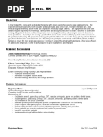 Resume Annabel Cantrell Usajobs