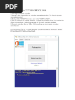 Asos para Activar Office 2016