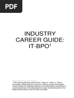 Industry Career Guide: It-Bpo: Career Guides For Selected Industries, Commissioned by The Bureau of