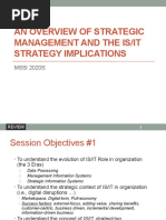 Chp-02 An Overview of Strategic Management and The is-IT Strategy Implications