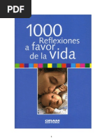 1000 Reflexiones A Favor de La Vida