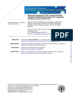 Modulate Endothelial Function and Coagulation Bacterial Lipoprotein TLR2 Agonists Broadly