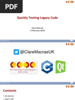 Clare Macrae - Quickly Testing Legacy Code